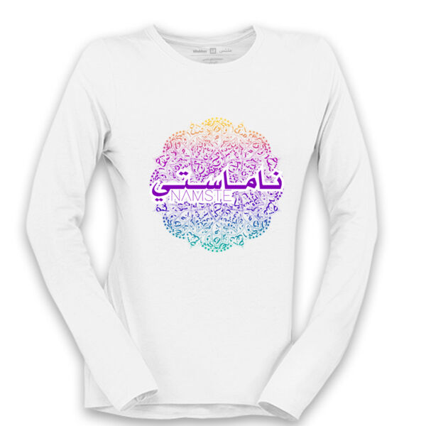 Namaste Mandala Womens Long Sleeve Shirt Thumbnail